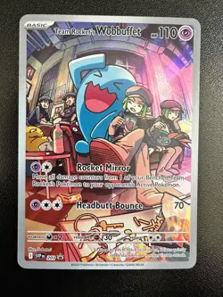 Team Rocket's Wobbuffet 203 Sv: Scarlet & Violet Promo Cards Holo - Image 1