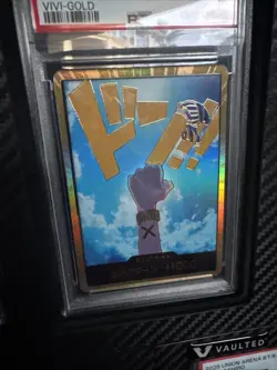 One Piece Don Card Nefeltari Vivi PRB-01 with Gold Japanese - Image 3
