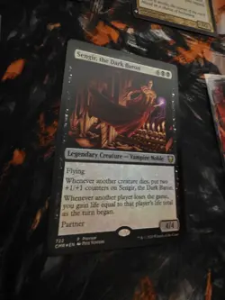Sengir, the Dark Baron 722 Foil Preview Promo Commander Legends CMR MTG NM - Image 2