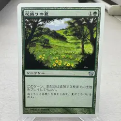 Summer Bloom 9th Edition Japanese Magic: The Gathering Card ~ MP - Image 1