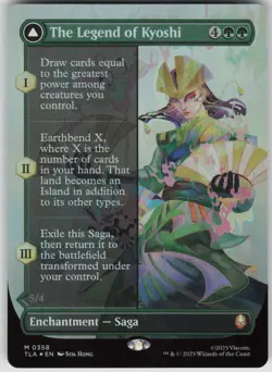 MTG The Legend of Kyoshi Borderless Foil NM Avatar: The Last Airbender Magic 358 - Image 1