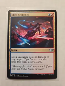 Slick Sequence - Outlaws of Thunder Junction - LP - Uncommon - Instant - MTG - Image 1