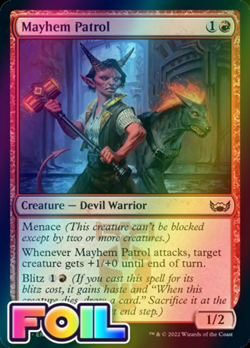x1 Mayhem Patrol SNC MTG 114/281 FOIL COMMON M/NM 1x - Image 1