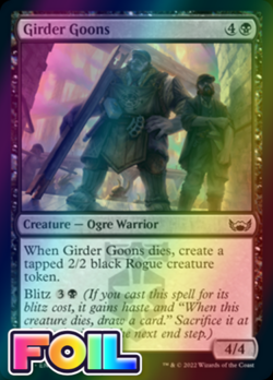 x1 Girder Goons SNC MTG 80/281 FOIL COMMON M/NM 1x - Image 1