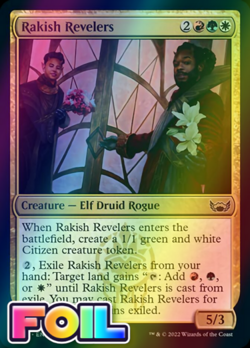 x1 Rakish Revelers SNC MTG 214/281 FOIL COMMON M/NM 1x - Image 1