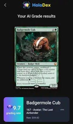 Magic: The Gathering Badgermole Cub TLA Green 0167 Regular - Image 3