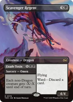 Scavenger Regent (Borderless) R Tarkir: Dragonstorm 379 NM - Image 1