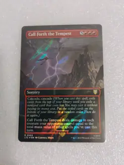Call Forth the Tempest (Borderless) (Surge Foil) Commander: the Lord of the... - Image 1