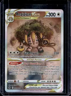2023 Pokemon SWSH Crown Zenith Regigigas VST Galarian Gallery #GG55/GG70 - Image 1