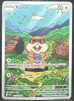 Pokemon Pokemon TCG Patrat 152/086 Sv: White Flare Illustration Rare Holo Card - Image 1