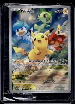 2023-25 Pokemon SV Black Star Promos SVP EN Pikachu #027 - Image 1