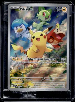 2023-25 Pokemon SV Black Star Promos SVP EN Pikachu #027 - Image 1