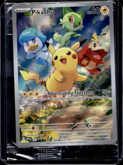2023-25 Pokemon SV Black Star Promos SVP EN Pikachu #027 - Image 1