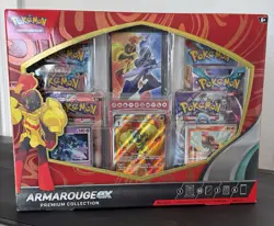 Pokemon Armarouge EX Premium Collection Box New Factory Sealed - Image 1