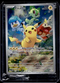 2023-25 Pokemon SV Black Star Promos SVP EN Pikachu #027 - Image 1