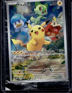 2023-25 Pokemon SV Black Star Promos SVP EN Pikachu #027 - Image 1