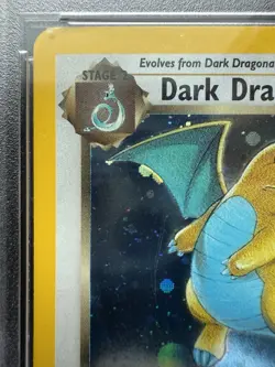 Pokemon 2000 Team Rocket Dark Dragonite Holo Rare 5/82 PSA 8 NM-MT Near Mint - Image 3