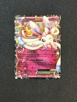 NM Sylveon EX RC21/RC32 Generations: Radiant Collection Holo Pokemon Card - Image 1