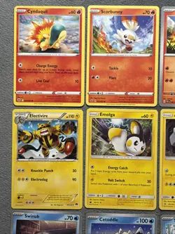 Pokemon Cards Lot Cyndaquil Charmander Bulbasaur Metang Plasma Starly Electivire - Image 2