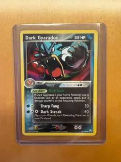 2004 Pokemon Team Rocket Returns Dark Gyarados 36/109 Rare Holo - Image 3