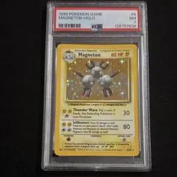 ⚡🔥 1999 Pokemon Magneton 9/102 Base Set Holo PSA 7 🔥⚡ - Image 1