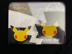 Pokemon TCG:25th Anniversary Celebrations Treasure Chest Lunchbox Tin NEW/SEALED - Image 5