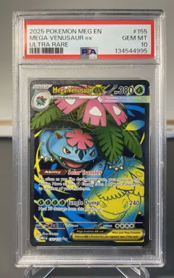 Mega Venusaur EX 155/132 Ultra Rare - Pokemon Mega Evolution - PSA 10 - Image 1
