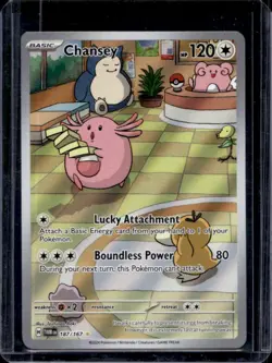 2024 Pokemon Twilight Masquerade Chansey #187/167 - Image 1
