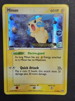 Minun Reverse Holo 37/106 Emerald Uncommon Pokemon TCG - Image 3