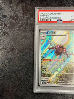 2025 POKEMON MEGA EVOLUTION EN NINJASK ILLUSTRATION RARE #137 GEM MT 💎 PSA 10 - Image 3