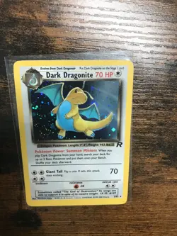 Pokemon TCG Dark Dragonite Holo 5/82 Team Rocket - Image 1