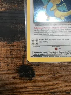 Pokemon TCG Dark Dragonite Holo 5/82 Team Rocket - Image 5