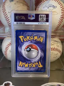 1999 Pokemon Jungle 60 Pikachu 1st Edition Red Cheeks PSA 7 - Image 2