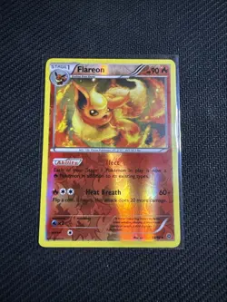 2015 Pokemon XY Ancient Origins Flareon Reverse Holo #13/98 - Image 1