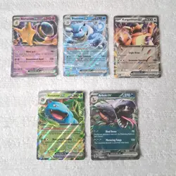 Pokemon Scarlet & Violet 151 Double Rare ex Lot of 5 - Image 1