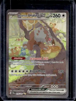 2024 Pokemon Twilight Masquerade Bloodmoon Ursaluna ex #216/167 - Image 1