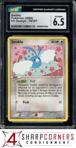 2005 POKEMON EX DEOXYS #79 SWABLU CGC 6.5 - Image 1