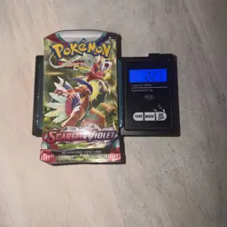 22.7g! HEAVY Pokemon TCG: SCARLET and VIOLET Base Set Booster Pack - Image 1