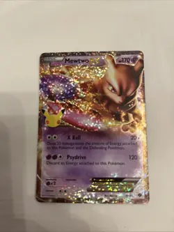 Mewtwo EX 54/99 Pokemon Celebrations Classic Collection Holo 25th Anniversary NM - Image 1
