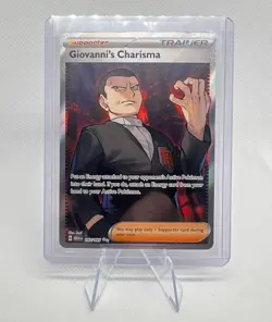Giovanni's Charisma SR 197/165 Ultra Rare Pokemon Scarlet & Violet 151 - Image 1