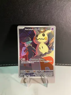 Team Rocket’s Mimikyu ME: Ascended Heroes 238/217 Illustration Rare Pokemon TCG - Image 1