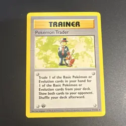 Pokemon TCG Pokemon Trader 1st Edition Shadowless Base Set - Image 1