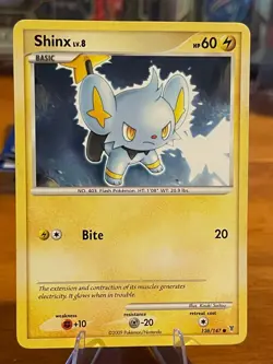 2009 Pokemon Platinum Supreme Victors Shinx 126/147 Common Basic MP - Image 1