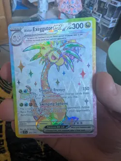 Alolan Exeggutor ex 225/191 Surging Sparks Pokemon tcg - Image 1