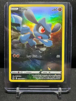 Riolu GG26/GG70 Galarian Gallery Holo Rare Pokemon 2023 Crown Zenith NM - Image 1
