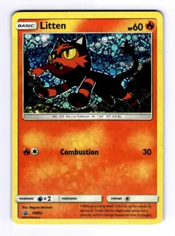Litten - SM02 (General Mi Miscellaneous C #SM2 (2023) Promo Holo NM Pokemon - Image 1