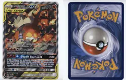 Reshiram & Charizard GX Oversized Pokemon Sun & Moon Black Star Promo #SM201 - Image 3