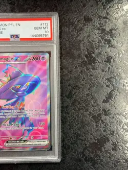 2025 POKEMON PHANTASMA FLAMES EN MISMAGIUS ex ULTRA RARE #112 GEM MT 💎 PSA 10 - Image 2