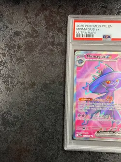 2025 POKEMON PHANTASMA FLAMES EN MISMAGIUS ex ULTRA RARE #112 GEM MT 💎 PSA 10 - Image 3