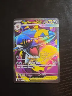 Mega Sharpedo ex 113/094 Ultra Rare Pokemon TCG Me02: Phantasmal Flames - Image 1